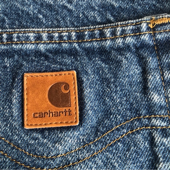 Carhartt Classic Relaxed-Fit Blue Jeans Denim Pants Men’s Size W42/L32 Casual - Picture 3 of 16